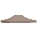 Acoperiș pentru cort de petrecere, gri taupe, 4 x 3 m, 270 g/m²