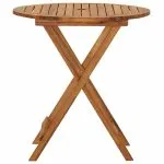 Set mobilier grădină, pliabil, 3 piese, lemn masiv acacia