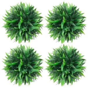 Bile de cimișir artificial, 4 buc., 15 cm