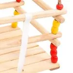 Leagăn de bebeluși cu centură de siguranță, lemn de pin