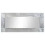 Oglindă, design aviator, 110×50 cm, metal