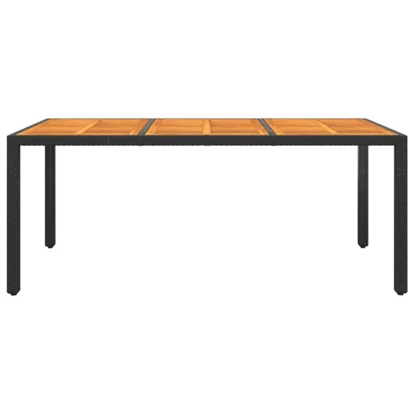 Set mobilier de grădină, 9 piese, poliratan