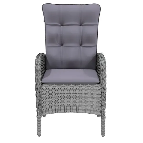 Set mobilier de grădină, 7 piese, poliratan