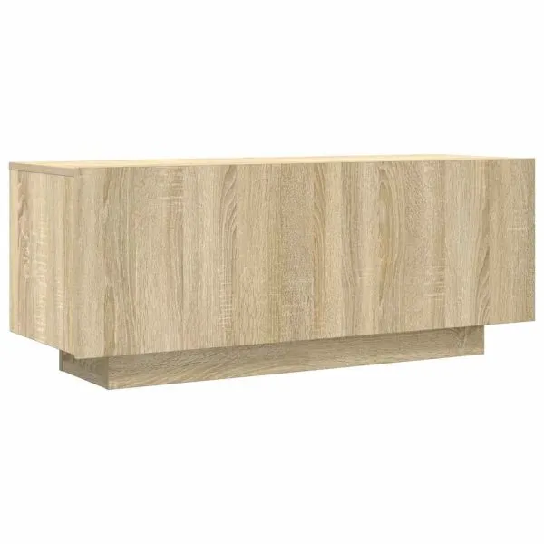 Comodă TV, stejar sonoma, 100x35x40 cm, lemn prelucrat