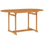 Set mobilier grădină, 7 piese, lemn masiv de tec