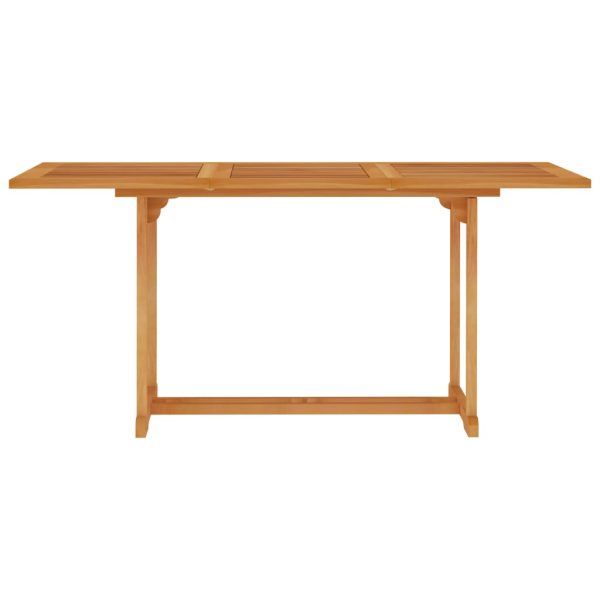 Set mobilier grădină, 7 piese, lemn masiv de tec