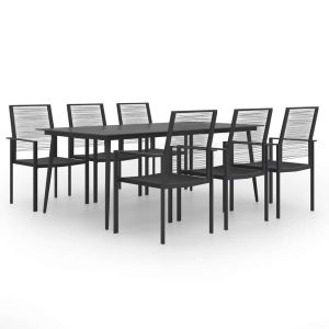 Set mobilier de grădină, 7 piese