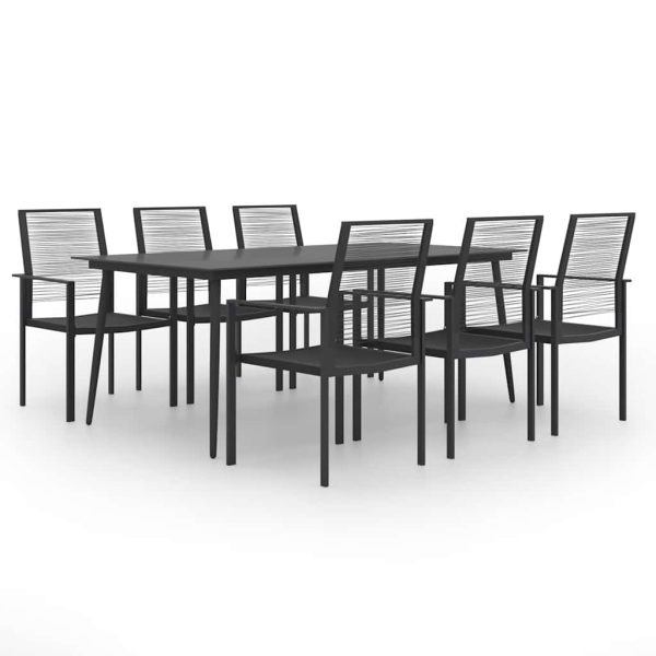 Set mobilier de grădină, 7 piese