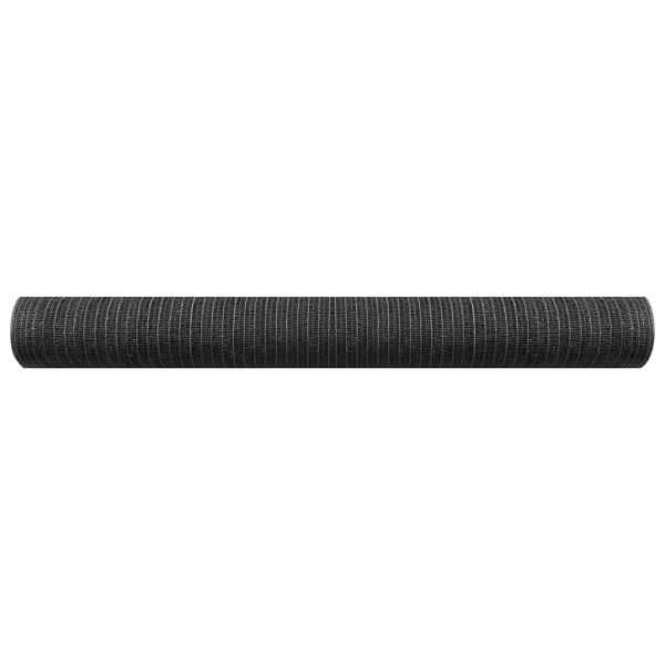 Plasă pentru intimitate, antracit, 1×25 m, HDPE, 150 g/m²
