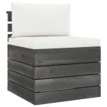 Set mobilier grădină paleți cu perne, 6 piese, lemn masiv pin