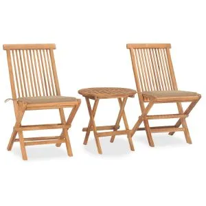 Set mobilier exterior pliabil cu perne