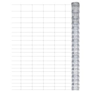 Gard de grădină, argintiu, 50×1,25 m, oțel galvanizat