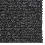Covor traversă de captare a murdăriei, antracit, 100×400 cm