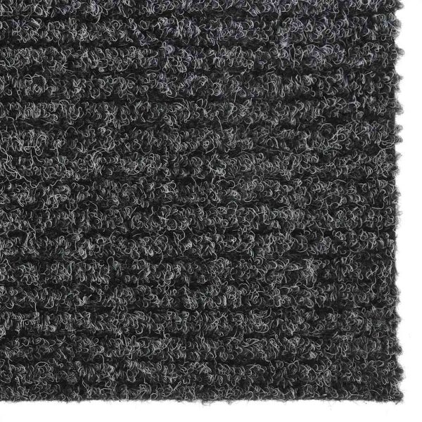 Covor traversă de captare a murdăriei, antracit, 100×400 cm