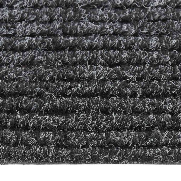 Covor traversă de captare a murdăriei, antracit, 100×400 cm