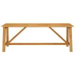 Set mobilier de grădină, 7 piese, negru