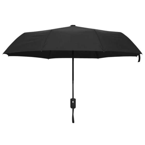 Umbrelă pliabilă automată, negru, 95 cm