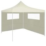 Perete lateral foișor cu ferestre, 6×2 m, crem