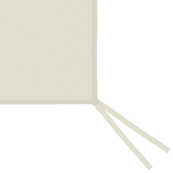 Perete lateral foișor cu ferestre, 6×2 m, crem