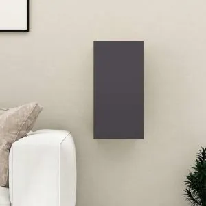 Comodă TV, gri, 30,5x30x60 cm, lemn prelucrat