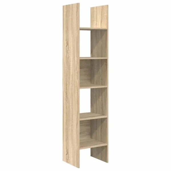 Bibliotecă, stejar Sonoma, 40x35x180 cm, lemn prelucrat