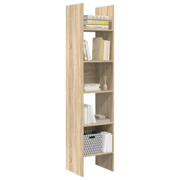 Bibliotecă, stejar Sonoma, 40x35x180 cm, lemn prelucrat