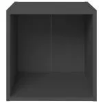 Comodă TV, gri, 37x35x37 cm, PAL