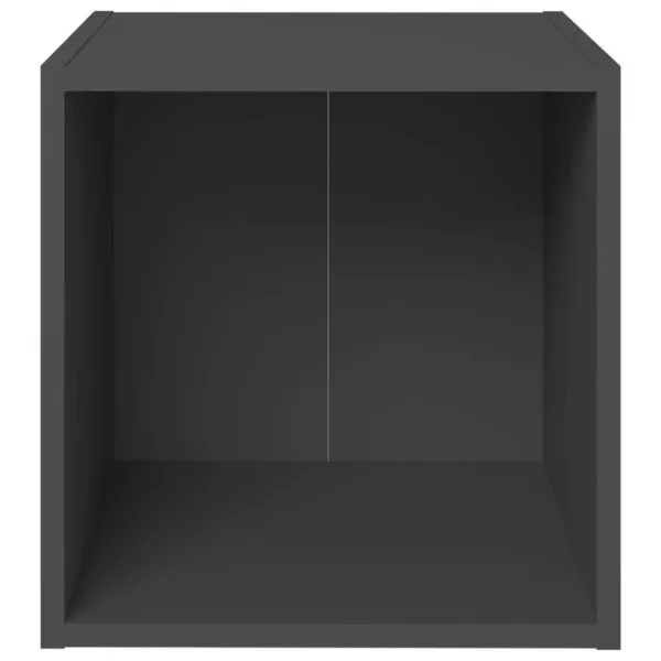 Comodă TV, gri, 37x35x37 cm, PAL