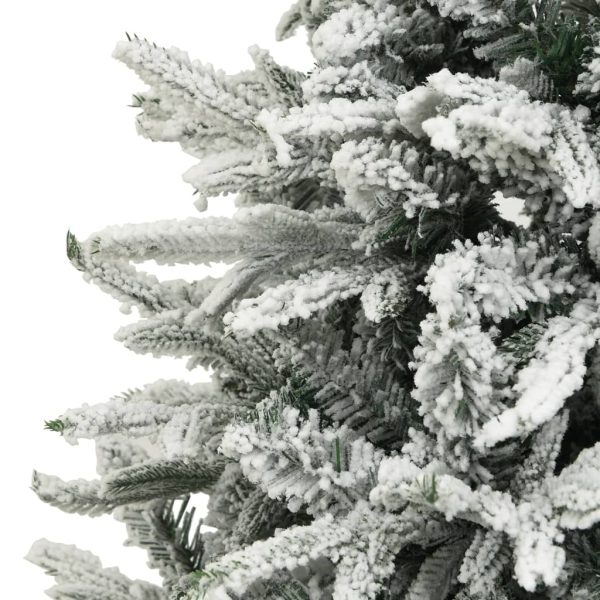 Pom de Crăciun artificial cu zăpadă, verde, 240 cm, PVC