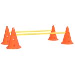 Set de obstacole pentru câini, portocaliu și galben