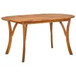 Set mobilier de grădină, 7 piese, negru