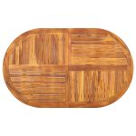 Set de masă pentru grădină, 7 piese, antracit