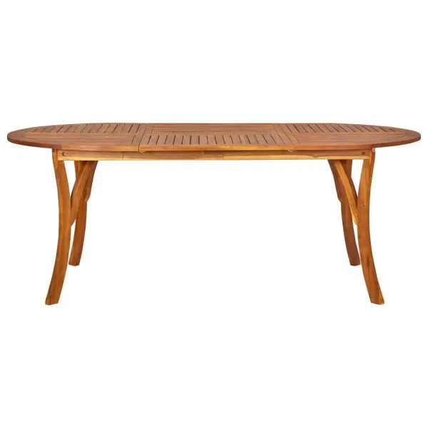 Set mobilier de grădină, 7 piese, negru