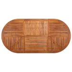 Set mobilier de grădină, 9 piese, gri