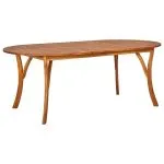 Set mobilier de grădină, 9 piese, negru