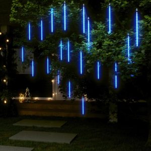 Lumini de meteoriți 20 buc. albastru 30 cm 480 LED int./ext.