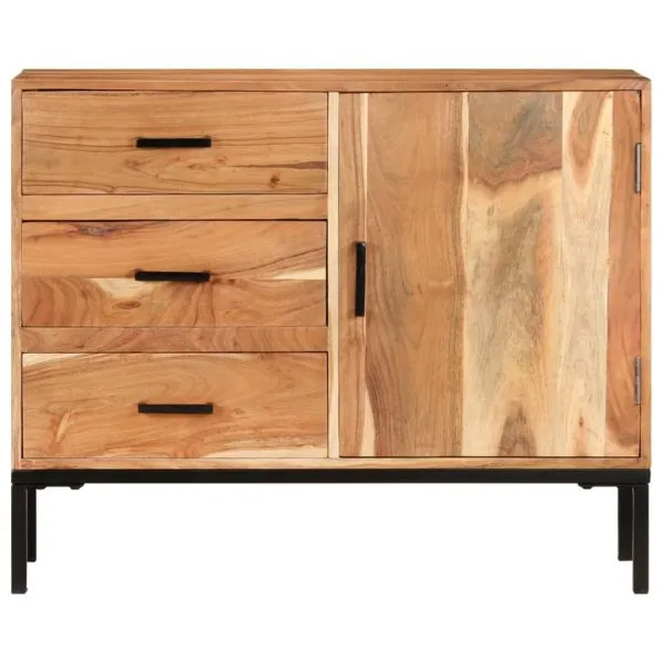 Servantă, 88x30x73 cm, lemn masiv de acacia