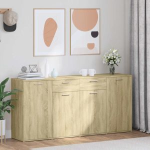Servantă, stejar Sonoma, 160x36x75 cm, lemn prelucrat