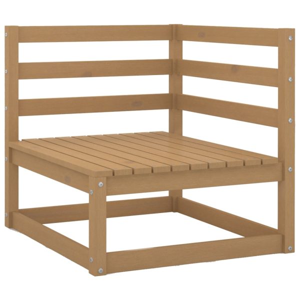 Set mobilier de grădină cu perne, 8 piese, lemn masiv pin