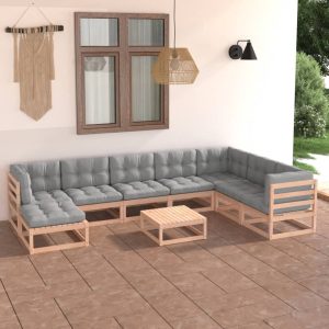 Set mobilier grădină cu perne
