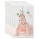 Rame foto colaj pentru masă 5 buc. argintiu 13×18 cm MDF