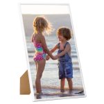 Rame foto colaj pentru masă, 3 buc., alb, 13×18 cm, MDF