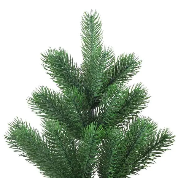 Pom Crăciun artificial brad Nordmann LED&globuri verde, 180 cm