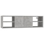 Raft de perete, gri beton, 102x30x29 cm, PAL
