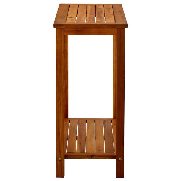 Masă consolă de grădină 80x35x75 cm lemn masiv de acacia