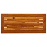 Masă consolă de grădină 80x35x75 cm lemn masiv de acacia