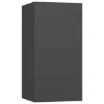 Dulapuri TV, 7 buc., gri, 30,5x30x60 cm, lemn prelucrat