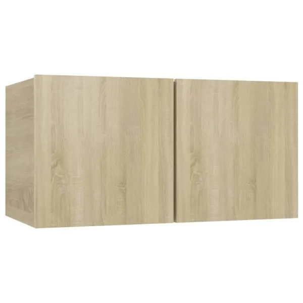Set dulapuri TV, 8 piese, stejar sonoma, lemn prelucrat