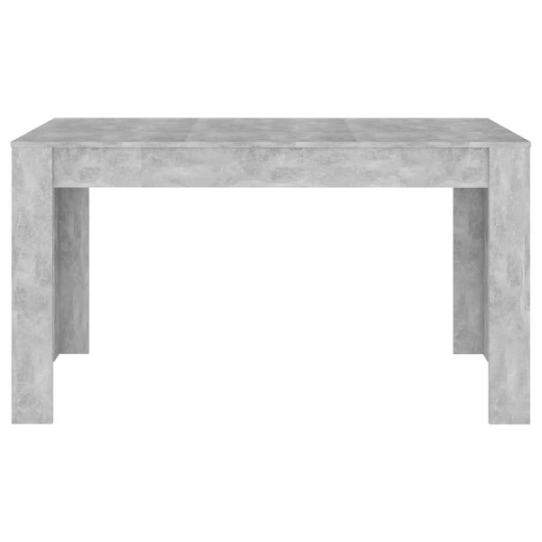 Masă de bucătărie, gri, 140×74,5×76 cm, PAL