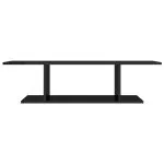 Dulap TV suspendat, negru extra lucios, 103x30x26,5 cm